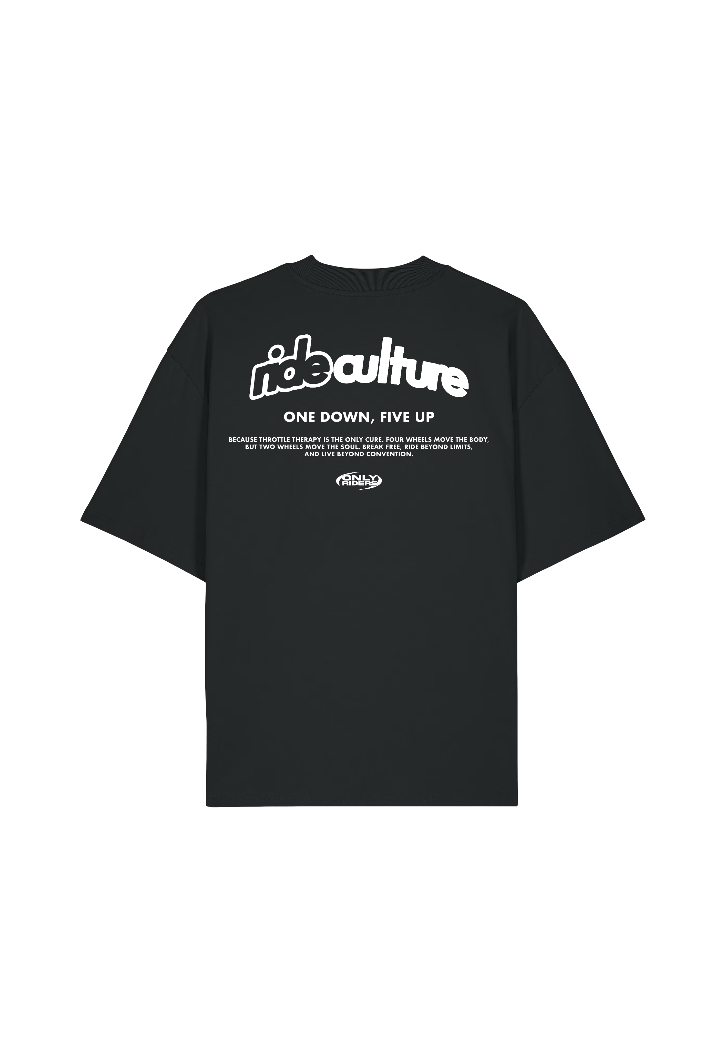 Ride Culture Black Tee (OVERSIZED)