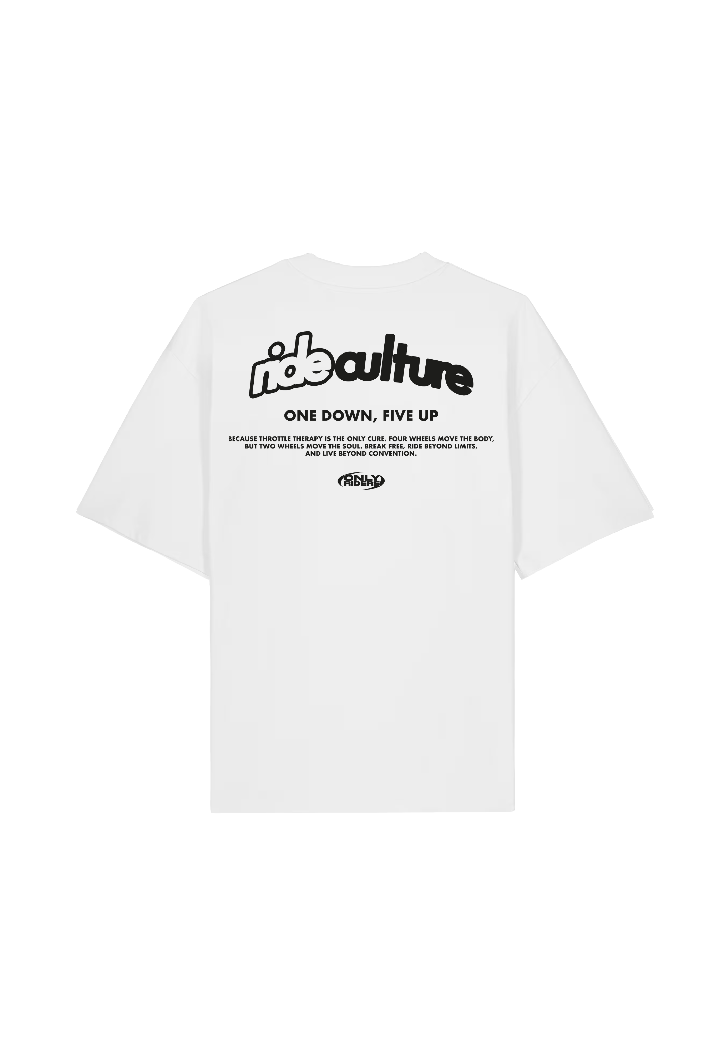 Ride Culture White Tee (OVERSIZED)