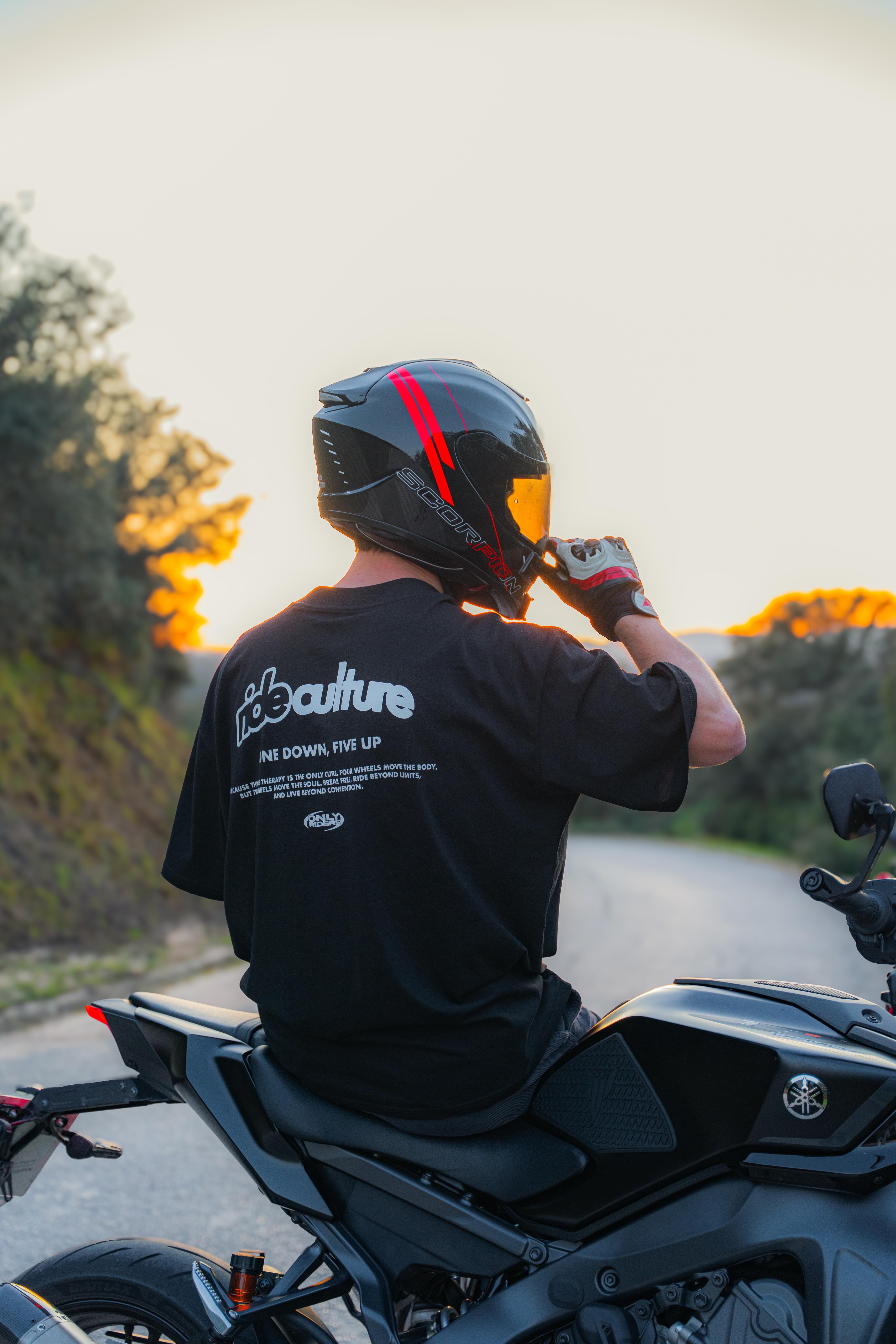 Ride Culture Black Tee (OVERSIZED)