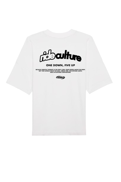 Ride Culture White Tee (OVERSIZED)